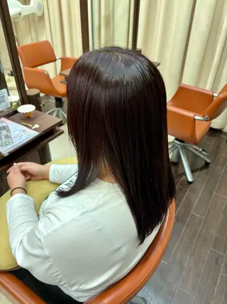 セミロング カラー カラーモデル募集中/ 大川 結良のヘアスタイル