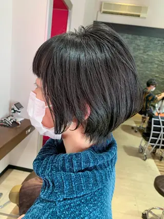 ショート 【無料でパーマ】 一木快斗のヘアスタイル