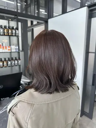 ミディアム カラー 韓国レイヤー✨ yasuko銀座のヘアスタイル