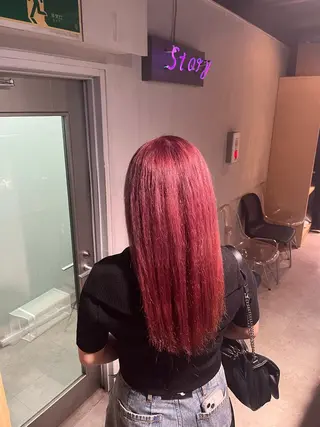 ロング カラー 川越ハイトーン🧸 Yumaのヘアスタイル