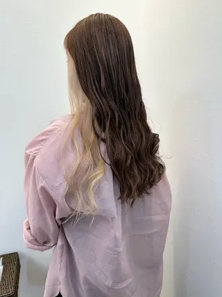 カラー ツノガイ エリのヘアスタイル