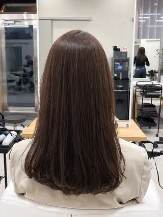 セミロング カラー 透明感カラー⭐️ Takumaのヘアスタイル