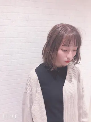 ミディアム カラー LiTA RIKUのヘアスタイル