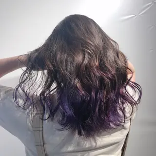 ミディアム カラー レイヤーカット 川田くるみのヘアスタイル