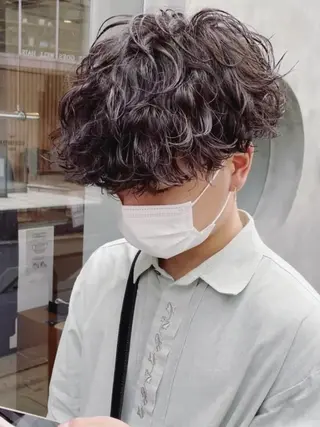 ショート パーマ メンズ SENTA✨メンズ パーマ✨fifth栄のヘアスタイル