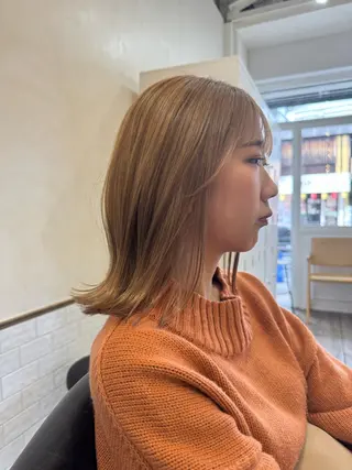 ミディアム ROMEO京橋 タナカユアンのヘアスタイル