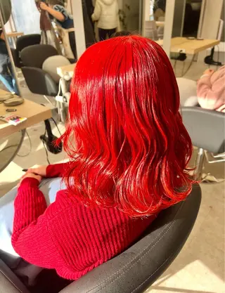 ミディアム MINA / 韓国 🇰🇷ハイトーンのヘアスタイル