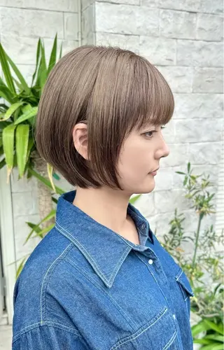 ショート 山崎結菜 髪質改善💎のヘアスタイル
