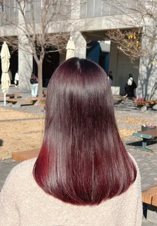 ミディアム カラー 【パーマ率90%】 サエキカズマのヘアスタイル