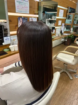 ロング 神谷 千明のヘアスタイル