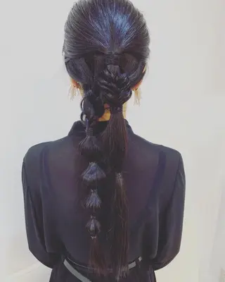 ロング ヘアアレンジ 原田 穂真のヘアスタイル
