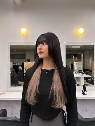 カラー 透明感ベージュ🤎 ナチュラルレイヤーのヘアスタイル