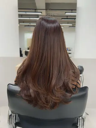 セミロング 大人韓国ヘア🎀 しょうこLuanaのヘアスタイル
