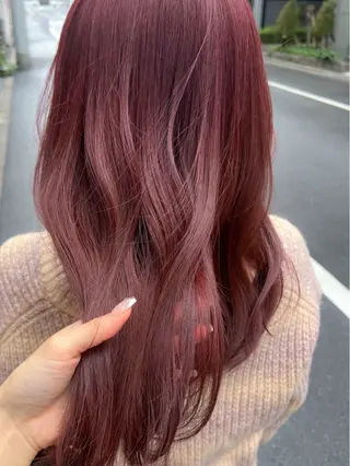 ロング カラー 谷町/Le'a /竹原しおなのヘアスタイル