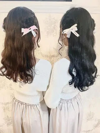 ロング ヘアアレンジ 💖透明感カラー💖 mayukoのヘアスタイル