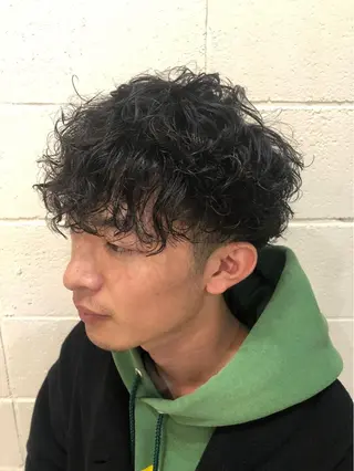ショート メンズ メンズパーマ屋さん /yuki☃️💭のヘアスタイル
