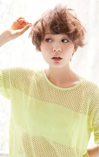 ショート カラー パーマ TOPstylist ✂️フセケイタ✂️のヘアスタイル