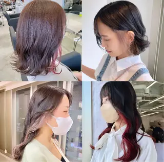 セミロング 🎗副店長/井上 竜 ブリーチ指名No.1のヘアスタイル