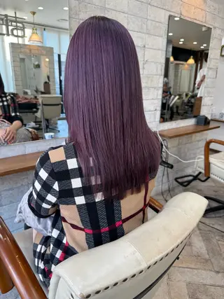ロング カラー オーナースタイリスト 奈須雄紀のヘアスタイル