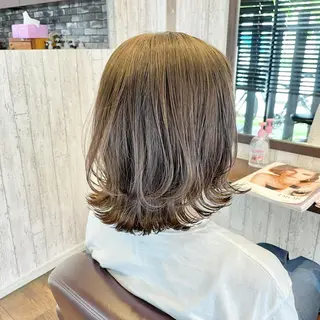 ミディアム カラー 髪質改善💍 natsukiのヘアスタイル