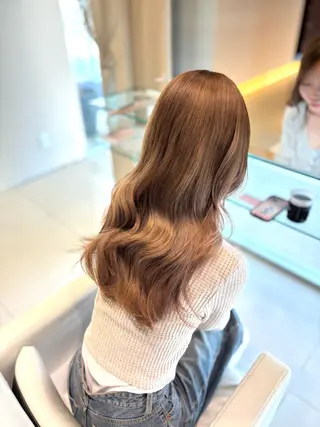 ロング カラー GOTTOFLOW所属・小玉 結菜のヘアスタイル