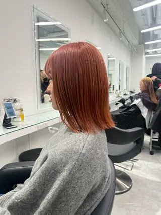カラー ブリーチなし透明感 💗RYOTAのヘアスタイル