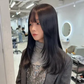 ロング カラー 加藤 広夢のヘアスタイル