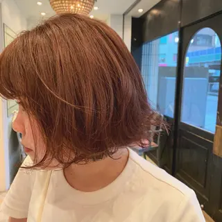 ショート カラー SAKINO. ベージュカラーのヘアスタイル