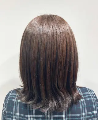 ミディアム カラー 透明感カラー 板橋　島村美咲のヘアスタイル