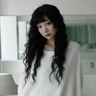 ロング パーマ 繭所属・こはる／ハードパーマ /癖毛風パーマ🧃のヘアスタイル