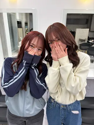 カラー 透明感ベージュ🤎 ナチュラルレイヤーのヘアスタイル