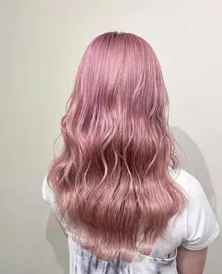 カラー Noa/レイヤー カット🩵パーマのヘアスタイル
