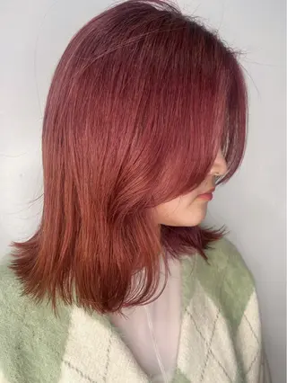 ミディアム 田畑 優希のヘアスタイル