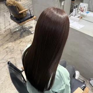 ロング カラー 山本 彩美香のヘアスタイル