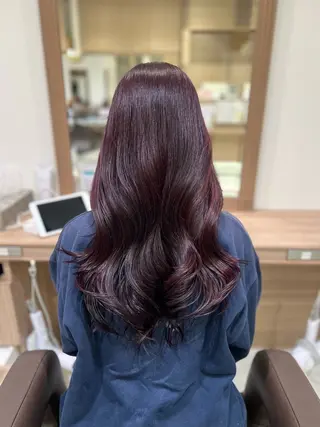 ロング カラー 中森 玲菜のヘアスタイル