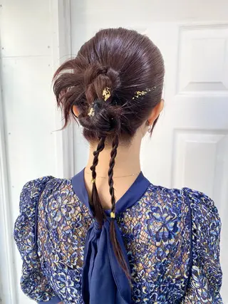 ヘアアレンジ uros.中目黒 moekaのヘアスタイル