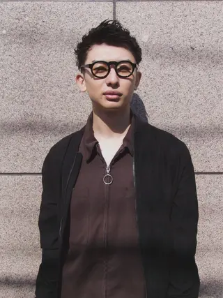 ショート パーマ メンズ 原宿↔︎浦和　美容師 折笠　亮のヘアスタイル