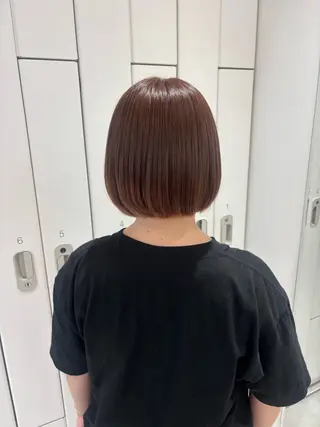 ショート 艶髪໒꒱／透明感 カラー🍀_そら🪽のヘアスタイル