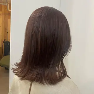 ミディアム カラー 🪭risa 暖色/レイヤー🪭のヘアスタイル