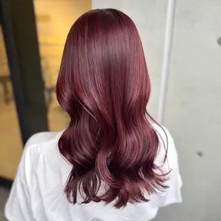 セミロング 梶 あおばのヘアスタイル