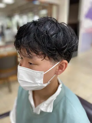 パーマ メンズ HIRAGA MIKIのヘアスタイル