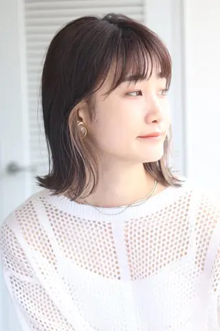 ミディアム 今だけ無料✨髪質改善 谷本さちのヘアスタイル
