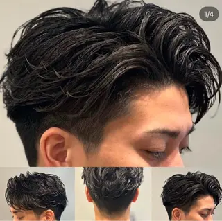 ショート パーマ ドルクス上野所属・橋上 一輝のヘアスタイル