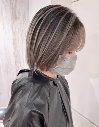 ミディアム カラー ベテラン美容師が対応 /髪質改善/縮毛矯正のヘアスタイル