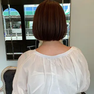 ショート SAKINO. ベージュカラーのヘアスタイル