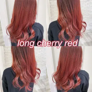 ロング カラー 横浜🍒ルーツカラー エクステ／RIEのヘアスタイル