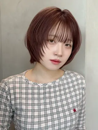 ショート 透明感カラー🧸艶髪 🫧manamiのヘアスタイル