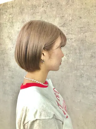 ショート カラー パーマ ヘアアレンジ メンズ キッズ ネイル マツエク・マツパ エビスザキレン／メン ズ／心斎橋🌳のヘアスタイル
