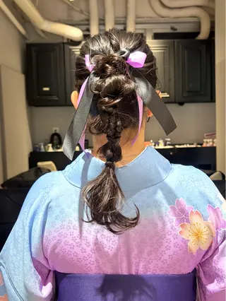 ヘアアレンジ レイヤー/nail COCOROのヘアスタイル