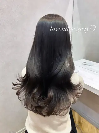 ロング カラー ヘアアレンジ 🩷韓国ヘア/ヨシン モリ🩷Maikaのヘアスタイル